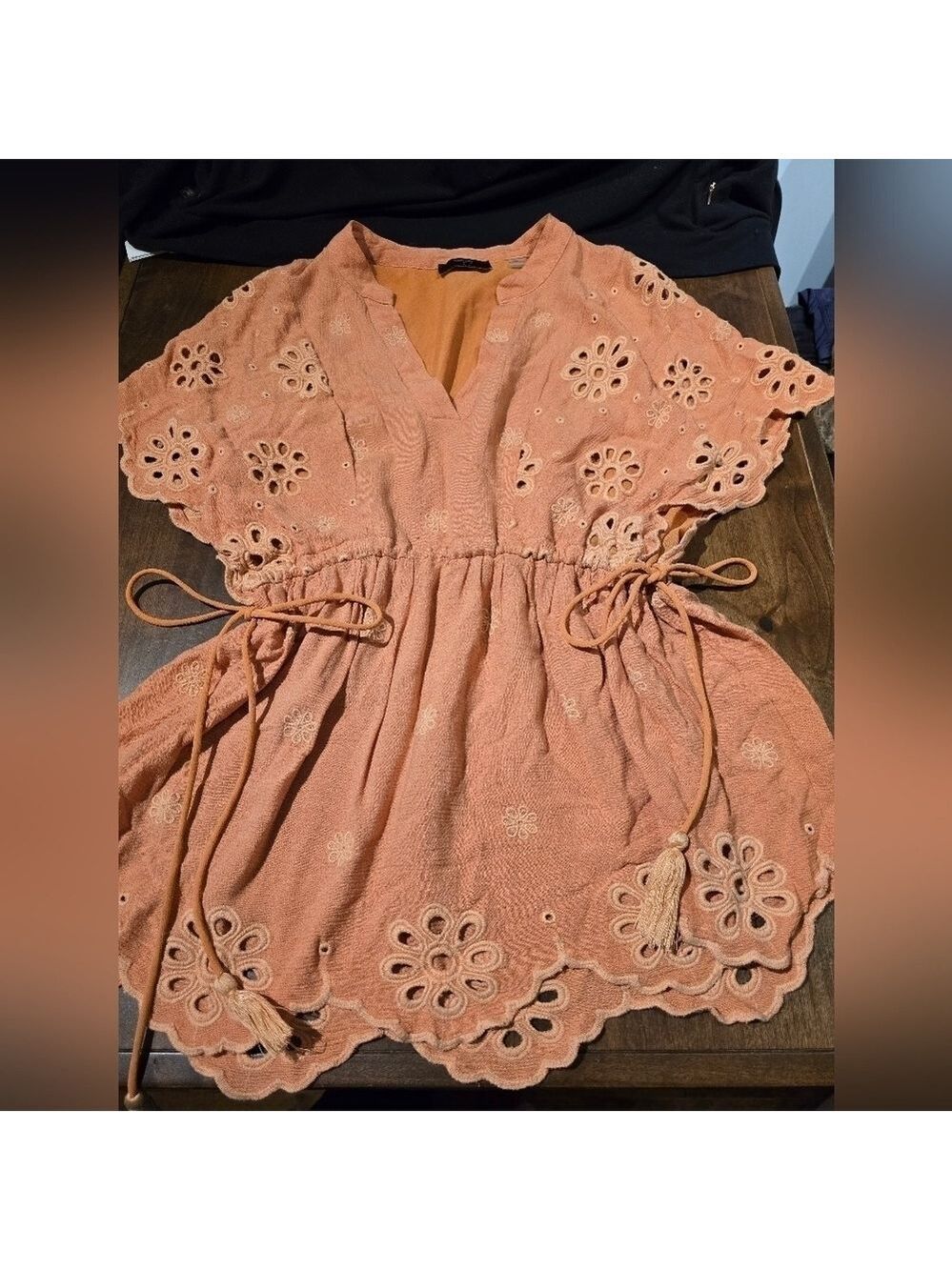 Tahari Eyelet Top - Picture 9 of 12